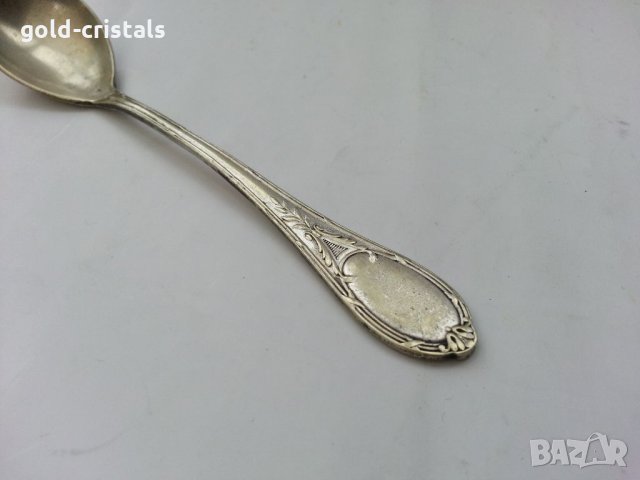 Кристален съд за хайвер с посребрена лъжичка , снимка 6 - Антикварни и старинни предмети - 33422858