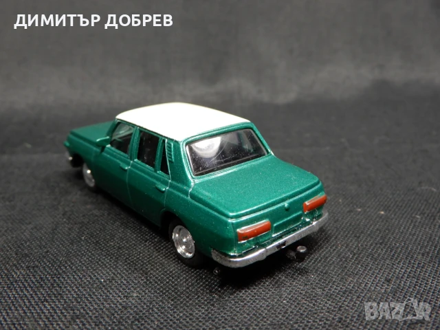1/64 РЕТРО МЕТАЛНА КОЛИЧКА WARTBURG 353 GRELL, снимка 3 - Колекции - 50506361