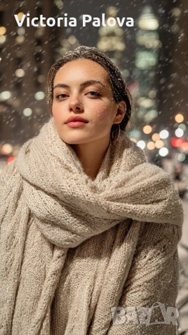 Голям тънък шал UNITED COLORS OF BENETTON , снимка 7 - Шалове - 53014055