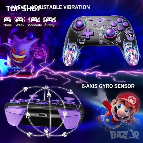 Controller за Nintendo Switch/OLED/Lite, Switch Controller, снимка 3 - Аксесоари - 48757269