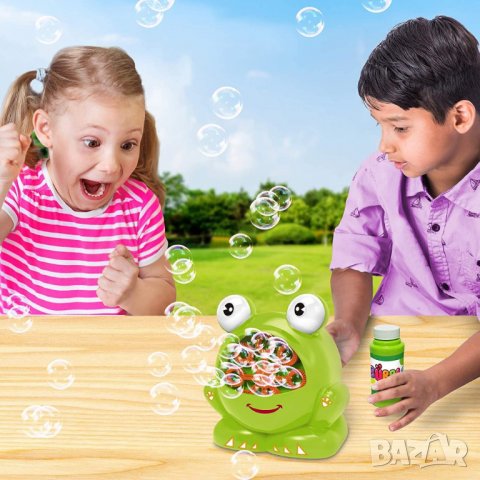 Детска играчка за сапунени балочнета с формата на жаба, снимка 2 - Други - 37765306