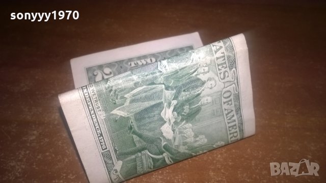 2 ДОЛАРА-РЯДКА КОЛЕКЦИОНЕРСКА БАНКНОТА, снимка 4 - Колекции - 27952948