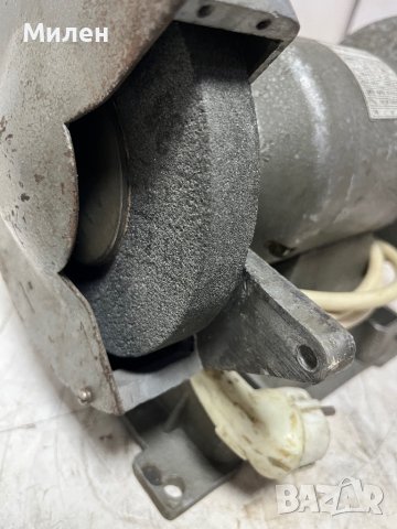 Български монофазен шмиргел Елпром Тетевен 400W, снимка 3 - Други машини и части - 34058076