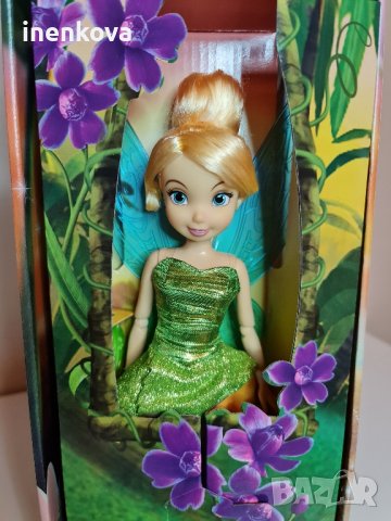 Оригинална кукла Тинкърбел Камбанка Питър пан Дисни Стор Disney store , снимка 4 - Кукли - 29652271