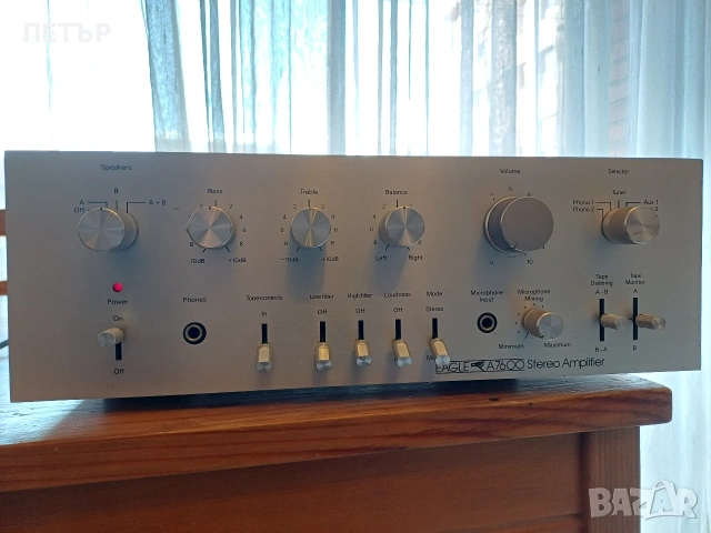  ЕAGLE  A 7600 . 260 W  копчето за усилване не е оргинално, снимка 2 - Ресийвъри, усилватели, смесителни пултове - 53213016