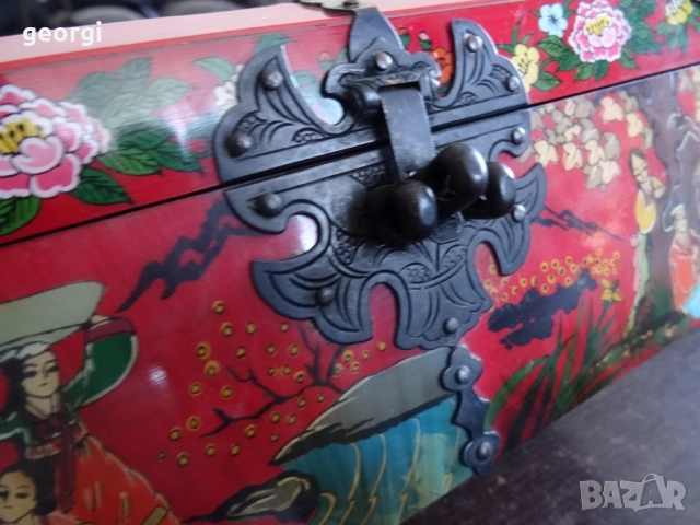 антикварна корейска кутия за бижута, снимка 11 - Антикварни и старинни предмети - 52536230