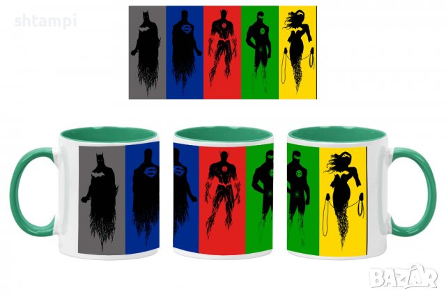 Чаша DC Justice leage 02,Керамична Чаша, Кафе Чай, Игра,Изненада,Подарък,Повод,Празник,Рожден Ден, снимка 2 - Чаши - 38512368