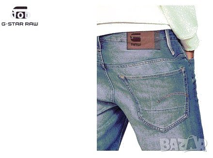 Нови къси панталони G-Star RAW 3301 1/2 denim shorts, оригинал, снимка 4 - Къси панталони - 21643585