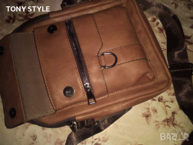Нова Кожена Мъжка Чанта , снимка 17 - Чанти - 51610569