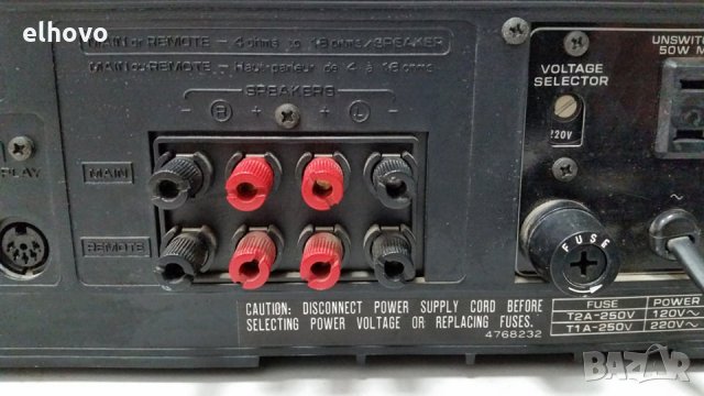 Ресивър Hitachi SR-4010, снимка 5 - Ресийвъри, усилватели, смесителни пултове - 28075156