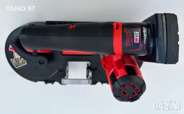 Milwaukee M12 BS - Нов акумулаторен лентов трион / банцинг 2х12V 4.0Ah, снимка 4 - Други инструменти - 50871598