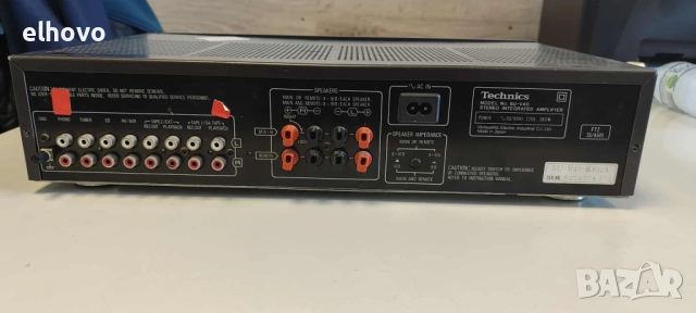 Стерео усилвател Technics SU-V40, снимка 4 - Ресийвъри, усилватели, смесителни пултове - 51757184