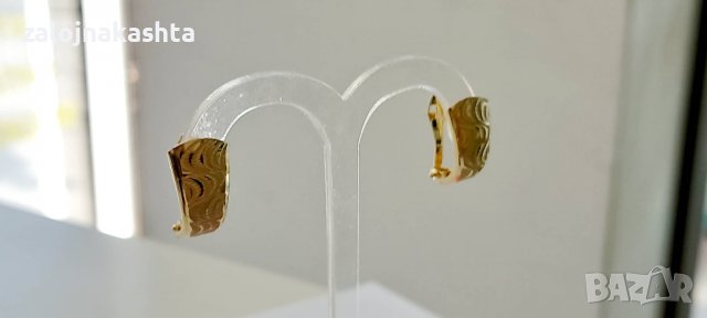 Нови Златни обец-1,63гр/14кр, снимка 2 - Обеци - 36930602