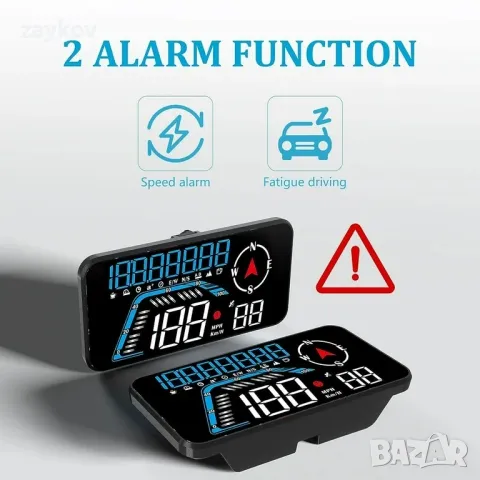 Car hud G12 GPS скоростомер, нов автомобилен дисплей, снимка 5 - Аксесоари и консумативи - 48241962