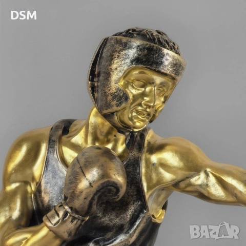 Нова Статуетка Спортист -Колоездач с Велосипед/Футболист/Боксьор/Кикбоксьор, снимка 6 - Декорация за дома - 51740433