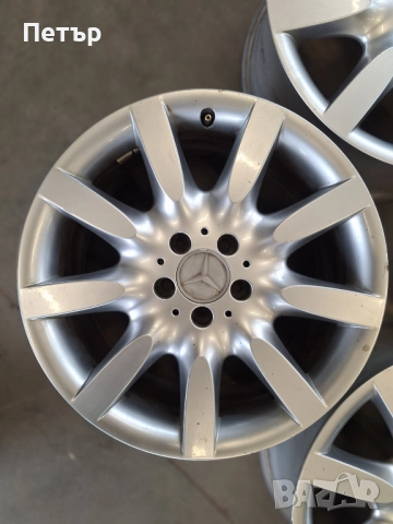 ОРИГИНАЛНИ АЛУМИНИЕВИ ДЖАНТИ МЕРЦЕДЕС S KLASA /W221/-5x112х66.6-18цола, снимка 2 - Гуми и джанти - 52463497
