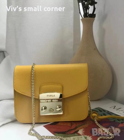 FURLA METROPOLIS MINI естествена кожа НОВА, снимка 3 - Чанти - 34676435