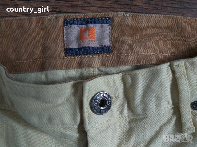 hugo boss orange yellow mens jeans - страхотни мъжки дънки, снимка 3 - Дънки - 28045372