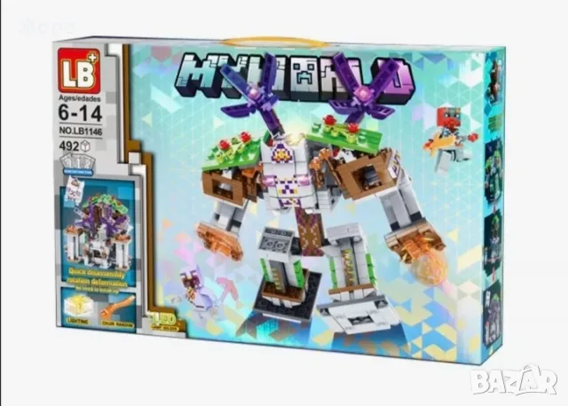 LED СВЕТЕЩ КОНСТРУКТОР ТРАНСФОРМЪР ОТ СЕРИЯ MAINCRAFT MYWORLD LB-1146