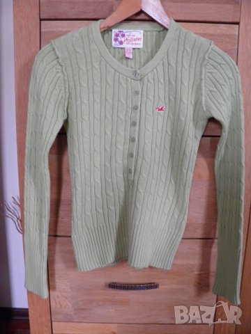 Hollister оригинален дамски пуловер S, снимка 1 - Блузи с дълъг ръкав и пуловери - 27936011