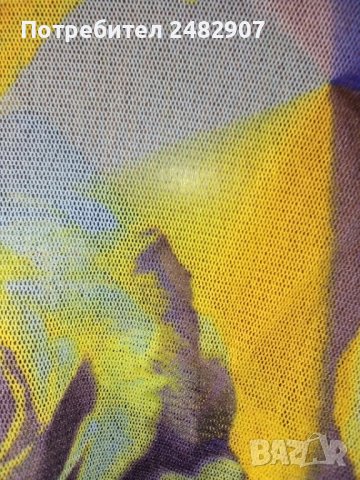 Ефектна дамска блуза - тюл, снимка 3 - Блузи с дълъг ръкав и пуловери - 40354495