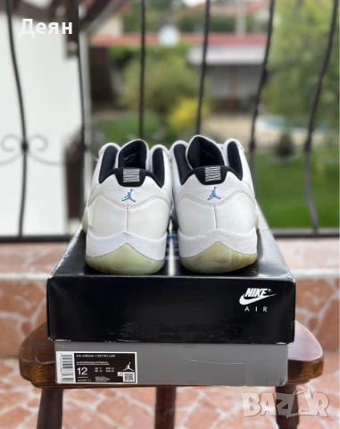 Jordan 11 low legend blue Nike Оригинални! AV2187-117, снимка 3 - Кецове - 53423482