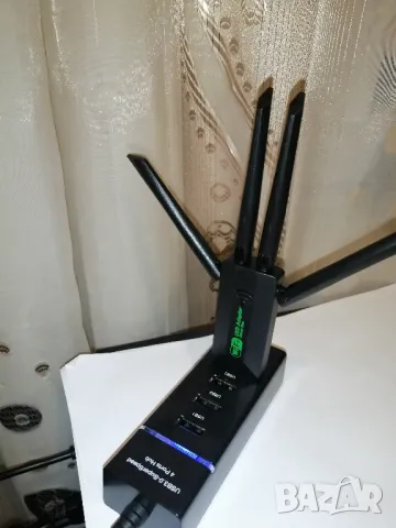 1200Mbps WiFi USB адаптер Dual Band 2.4G+5Ghz Wi-Fi, снимка 8 - Мрежови адаптери - 48411264