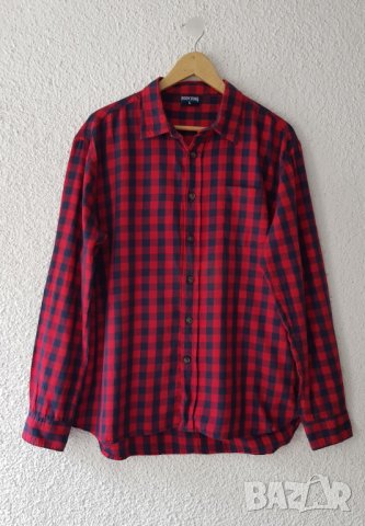 Мъжка карирана риза Размер Л , снимка 4 - Ризи - 43054718