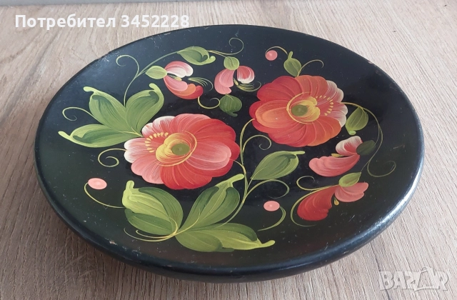 пано хохлома Русия за ценители 20см , снимка 2 - Пана - 52720577