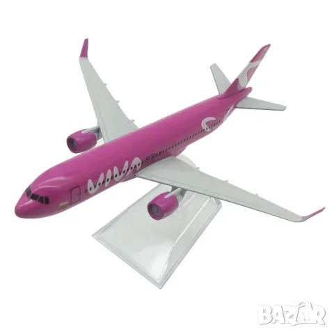 Еърбъс 320 самолет модел маке Airbus A320 Viva метален Low Cost евтини полети, снимка 2 - Колекции - 49442160