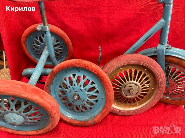 Старо детско колело триколка!, снимка 7 - Антикварни и старинни предмети - 53512271