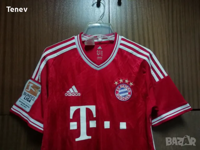Bayern Munich Adidas 2013/2014 оригинална тениска фланелка Байерн Мюнхен , снимка 4 - Тениски - 50412324