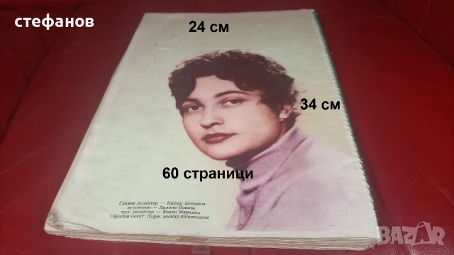 Старо списание за мода „Божур” – 1959 г, рисунки, кройки, 60 страници, снимка 2 - Антикварни и старинни предмети - 50682813