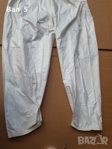 Стари бели гащи с бродерия - 100 годишни , носия 3, снимка 7 - Антикварни и старинни предмети - 33442104