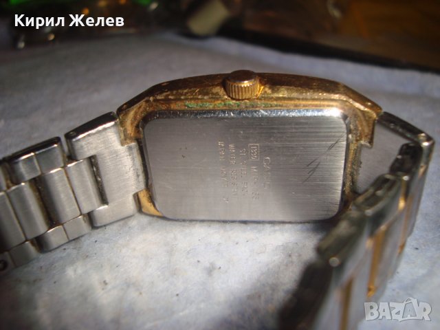 CASIO - МАРКОВ КВАРЦОВ ЯПОНСКИ ПОЗЛАТЕН ЧАСОВНИК с ОРИГИНАЛНА СТОМАНЕНА НЕРЪЖДАЕМА ВЕРИЖКА 27359, снимка 17 - Мъжки - 36694770