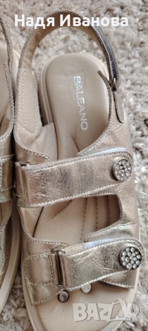 сандали естествена кожа Baleano , снимка 2 - Сандали - 50935746