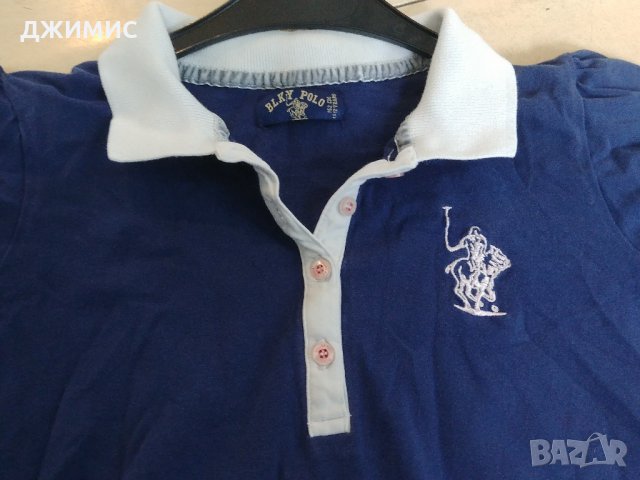 Детска блузка спортна с якичка. 152 см. Ръс, снимка 2 - Детски тениски и потници - 27660314