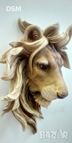 Ново Лъв  - Глава Пано за Стена 55см, снимка 5 - Пана - 38838118