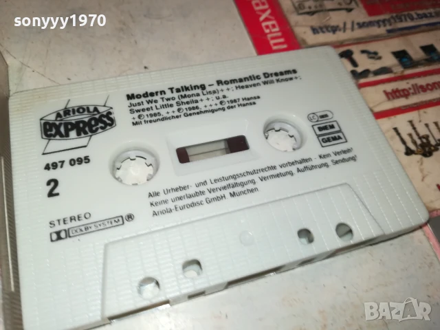 modern talking-original tape 1508251616, снимка 10 - Аудио касети - 51377089