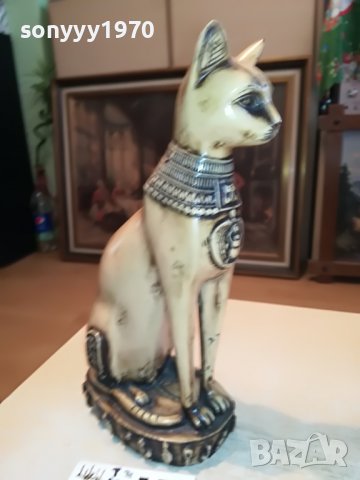 КОТКА СФИНКС ОТ ФРАНЦИЯ 30Х16Х10СМ-2610221539L, снимка 6 - Антикварни и старинни предмети - 38460526