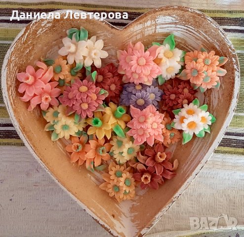 Букет от цветя от глицеринов сапун..., снимка 13 - Декорация за дома - 40805975