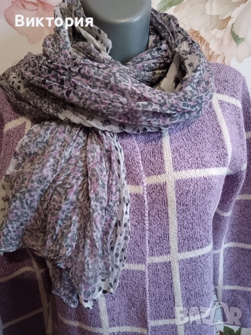 лилава жилетка +шал, снимка 2 - Жилетки - 52901855