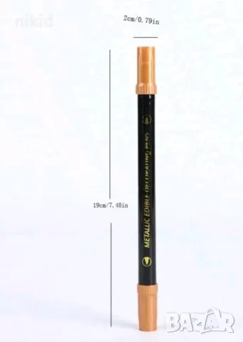 Двустранна Сладкарски маркер писалка хранителна за надписване рисуване сладки бисквитки фондан, снимка 4 - Други - 31806200