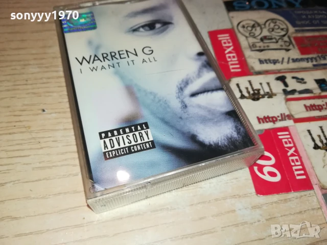 WARREN G-ORIGINAL TAPE 2905250402, снимка 11 - Аудио касети - 50465267