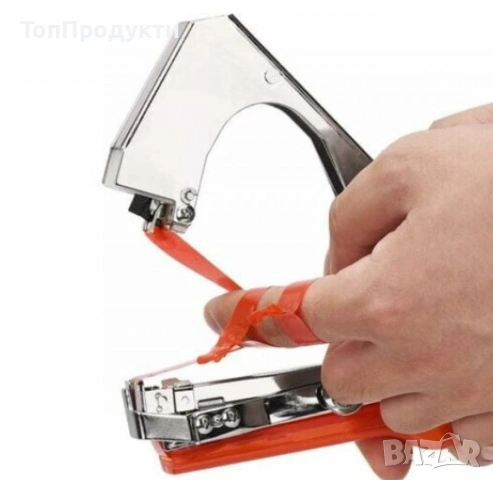 Ръчна машина за връзване на растения – лесно и бързо връзване на домати, грозде, краставици и други , снимка 4 - Градински инструменти - 53074010