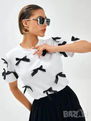 памучни дамски тениски , снимка 5 - Тениски - 50425941