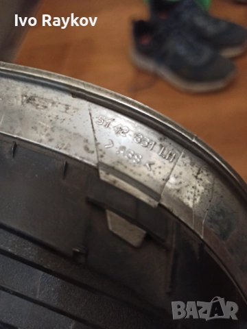 Дясна и лява решетка предна броня Saab 9-5, 5142831, снимка 5 - Части - 51492178