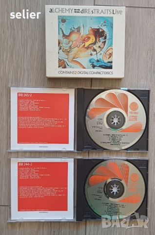 Dire Straits ‎– Alchemy - Dire Straits Live Box Set от 2 оригнални диска Издание 🇩🇪 GERMANY 1984г , снимка 3 - CD дискове - 52263495