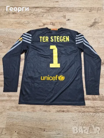 Мъжка футболна фланелката Barcelona Размер L, снимка 2 - Тениски - 48621340