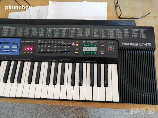 Синтезатор Casio Tone Bank CT-470 , снимка 9 - Синтезатори - 43097546